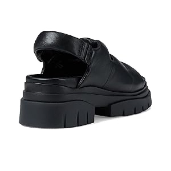 Black Chunky Platform Slingback Sandals - Women's - Picture 2 of 4